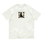 ことこと♂@トレーダーの黒猫　紳士 Organic Cotton T-Shirt