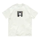 ことこと♂@トレーダーの白猫　紳士 Organic Cotton T-Shirt