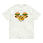 徳原旅行先のお土産屋さんのかつ丼とハンバーガー２個 Organic Cotton T-Shirt