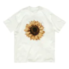 Atelier Petrichor Forestのヒマワリ Sunflower Organic Cotton T-Shirt