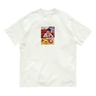 yunaitのスシロー晴ちゃん オーガニックコットンTシャツ