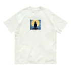 sam-chの満月と男（ハロウィン用） Organic Cotton T-Shirt