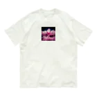 teru8376のピンクサファイア オーガニックコットンTシャツ