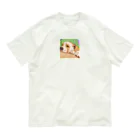 やる気のない犬のやる気のない犬 オーガニックコットンTシャツ