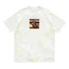 Momo-taのドット絵モトクロスバイク Organic Cotton T-Shirt