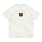 masaki1008のプリティードッグ オーガニックコットンTシャツ