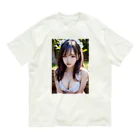 Ai-factoryのAi Dream 巨乳アジア人 オーガニックコットンTシャツ