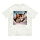 cat-parkのおやすみ・・・・ オーガニックコットンTシャツ