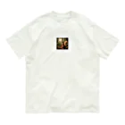 木漏れ日亭の木漏れ日の森のリス Organic Cotton T-Shirt