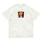 DJシャークのドット絵ライオン Organic Cotton T-Shirt