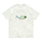 mumusの魚　water drop オーガニックコットンTシャツ