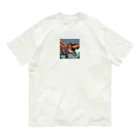 iikyanの恐竜① オーガニックコットンTシャツ