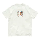 moriugのサックスハリネズミ Organic Cotton T-Shirt