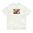 iikyanの恐竜㉓ オーガニックコットンTシャツ