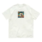 わんにゃんショップのキュートな子猫のグッズ Organic Cotton T-Shirt