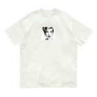 aoyama1964の驚く女性 オーガニックコットンTシャツ