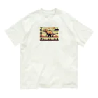 iikyanの恐竜㊹　アクロカントサウルス オーガニックコットンTシャツ