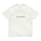 Risa-shopのhinnyuusikakatan(レインボー) オーガニックコットンTシャツ