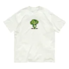 Suzurin’s Creationsの野菜キャラクター レタスのレオ オーガニックコットンTシャツ