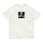 umakoiのドット絵の夜の満月と不気味な木のシルエット Organic Cotton T-Shirt