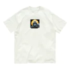 umakoiの満月を背景に祀られる狼男の像のドット絵 Organic Cotton T-Shirt