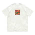 ぽてとのフルーツゼリーカメレオン Organic Cotton T-Shirt