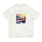 P.H.C（pink house candy）の幻想的な雪景色のグッズ Organic Cotton T-Shirt