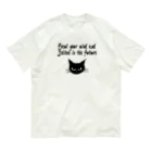 kodou3のネコ修正版 オーガニックコットンTシャツ