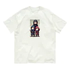 ニンニン忍者パンの愛くるしい忍者イラストのグッズ Organic Cotton T-Shirt