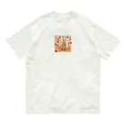 mojaの紅葉とうさぎ🐰 オーガニックコットンTシャツ