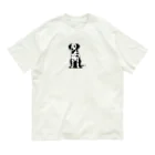 &AIのピクセルアートダルメシアン　4 Organic Cotton T-Shirt