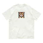 kindonesiaのドット絵のシンガプーラ Organic Cotton T-Shirt