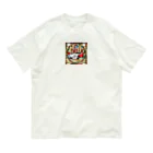 mofu mofu309のポルシェ見えへん オーガニックコットンTシャツ