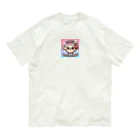 burusukaruのプロテインパワー オーガニックコットンTシャツ