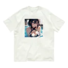 neko_28のセクシー水着のお姉さん1 オーガニックコットンTシャツ