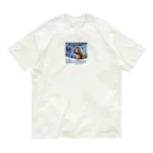 tonsoku13の歌うマーモット オーガニックコットンTシャツ