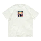 wloop01のニューヨークの幻想的風景のグッツ Organic Cotton T-Shirt