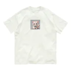 AnimArtのかわいいネコイラストグッズ オーガニックコットンTシャツ