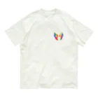 xaipxのレインボーエンジェルの羽 Organic Cotton T-Shirt