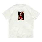 AI Lucy(ルーシー)の赤いドレスの彼女 Organic Cotton T-Shirt