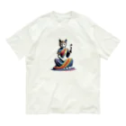 猫神の猫神レインボー Organic Cotton T-Shirt