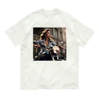 Enigma_WhispererのBike Woman Organic Cotton T-Shirt