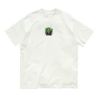 green artist のプランツパラダイスグリーンアガベ Organic Cotton T-Shirt