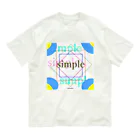 saleshuのsimple8 オーガニックコットンTシャツ