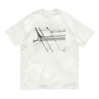 福 紀心 の 作品グッズの電線1 Organic Cotton T-Shirt