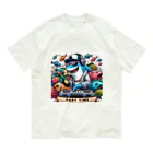 DJシャークのDJシャーク(PARY TIME) Organic Cotton T-Shirt