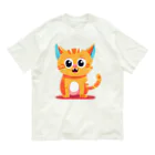 じゅんじゅんのかわ猫(*ΦωΦ*) オーガニックコットンTシャツ