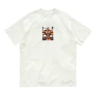 保護犬ミミの筋肉大好き Organic Cotton T-Shirt