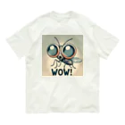 nomkyonのWoW！昆虫！No4 オーガニックコットンTシャツ