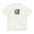 Flower Twinkleのクルマ オーガニックコットンTシャツ